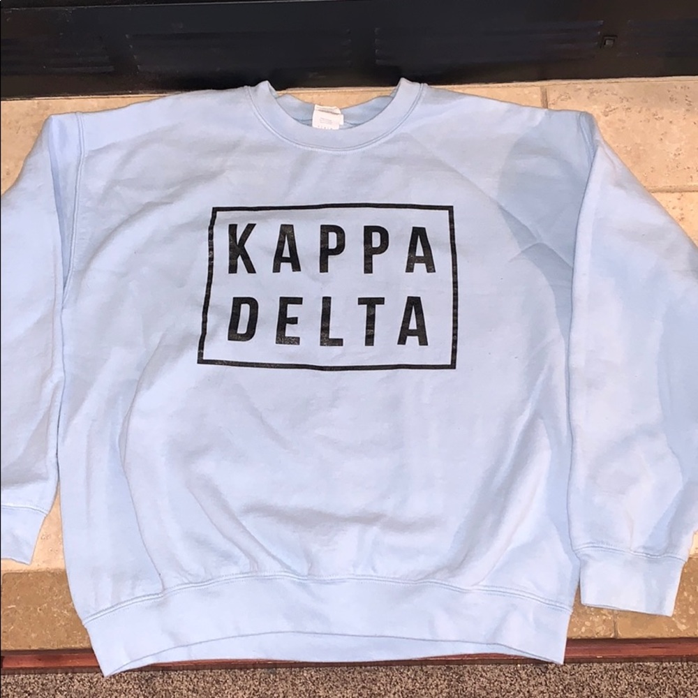 SKY BLUE KAPPA DELTA SWEATSHIRT